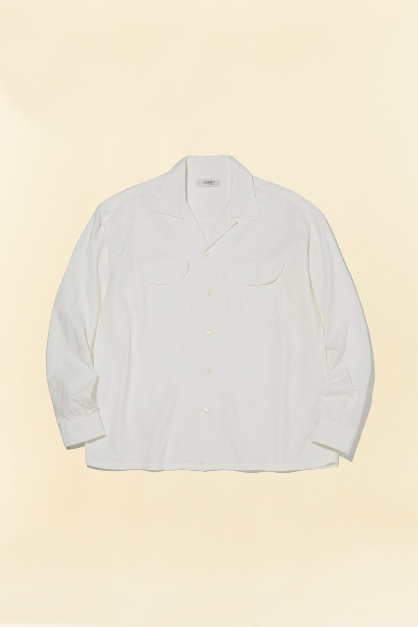 Radiall Oldies Open Collar Shirt - Off White - Radiall - URAHARA