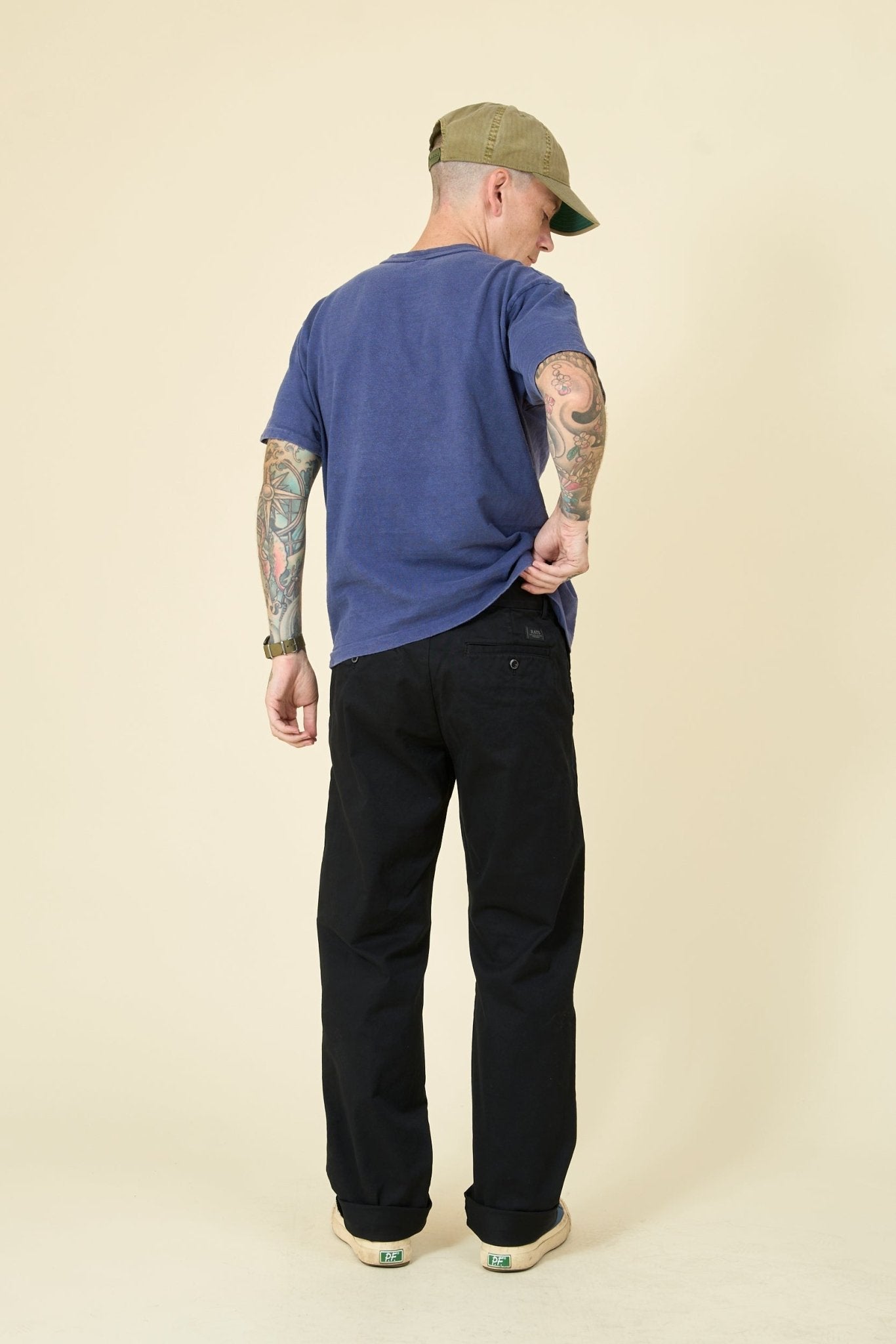 Rats LL Chino Pants - Black - Rats - URAHARA