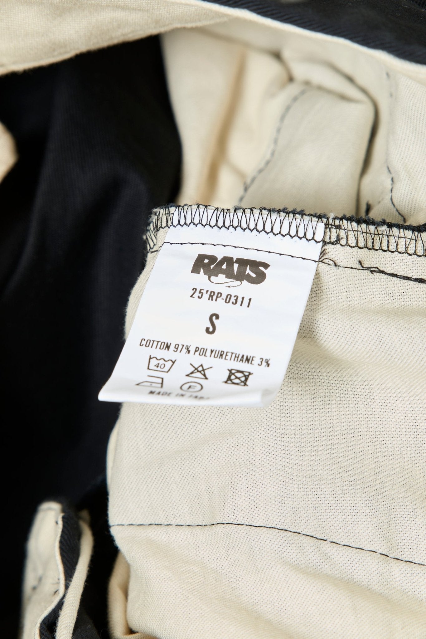 Rats LL Chino Pants - Black - Rats - URAHARA