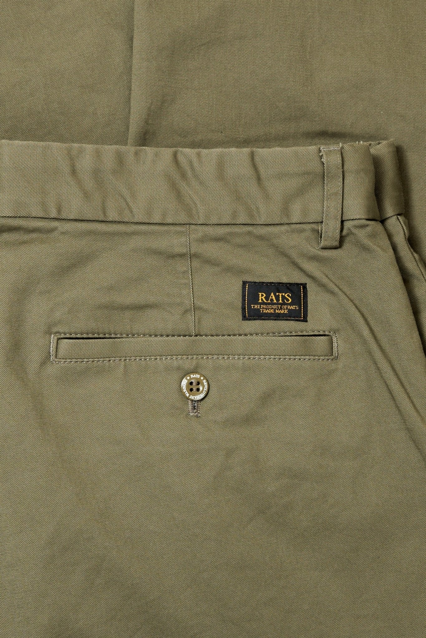 Rats LL Chino Pants - Khaki - Rats - URAHARA