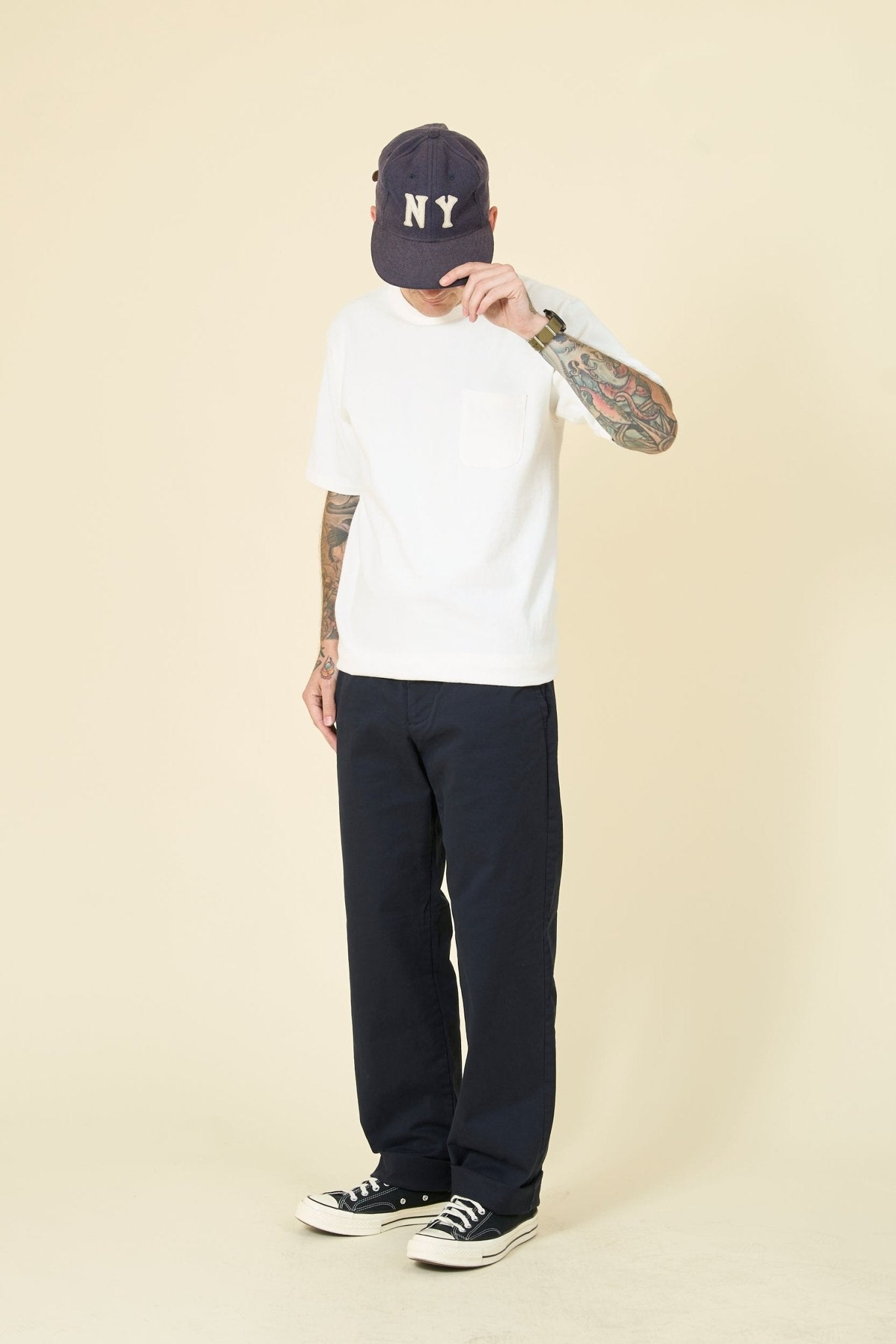 Rats LL Chino Pants - Navy - Rats - URAHARA