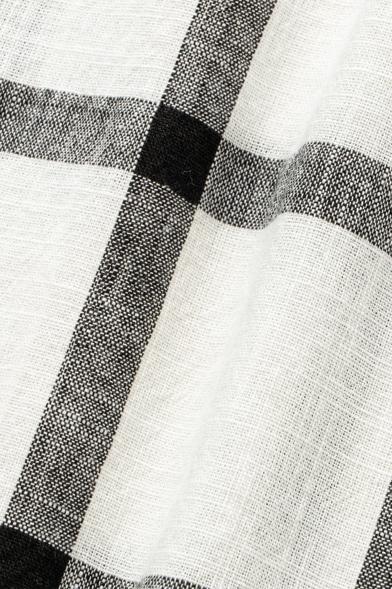 Rats Windowpane Check Shirt - White / Black - Rats - URAHARA