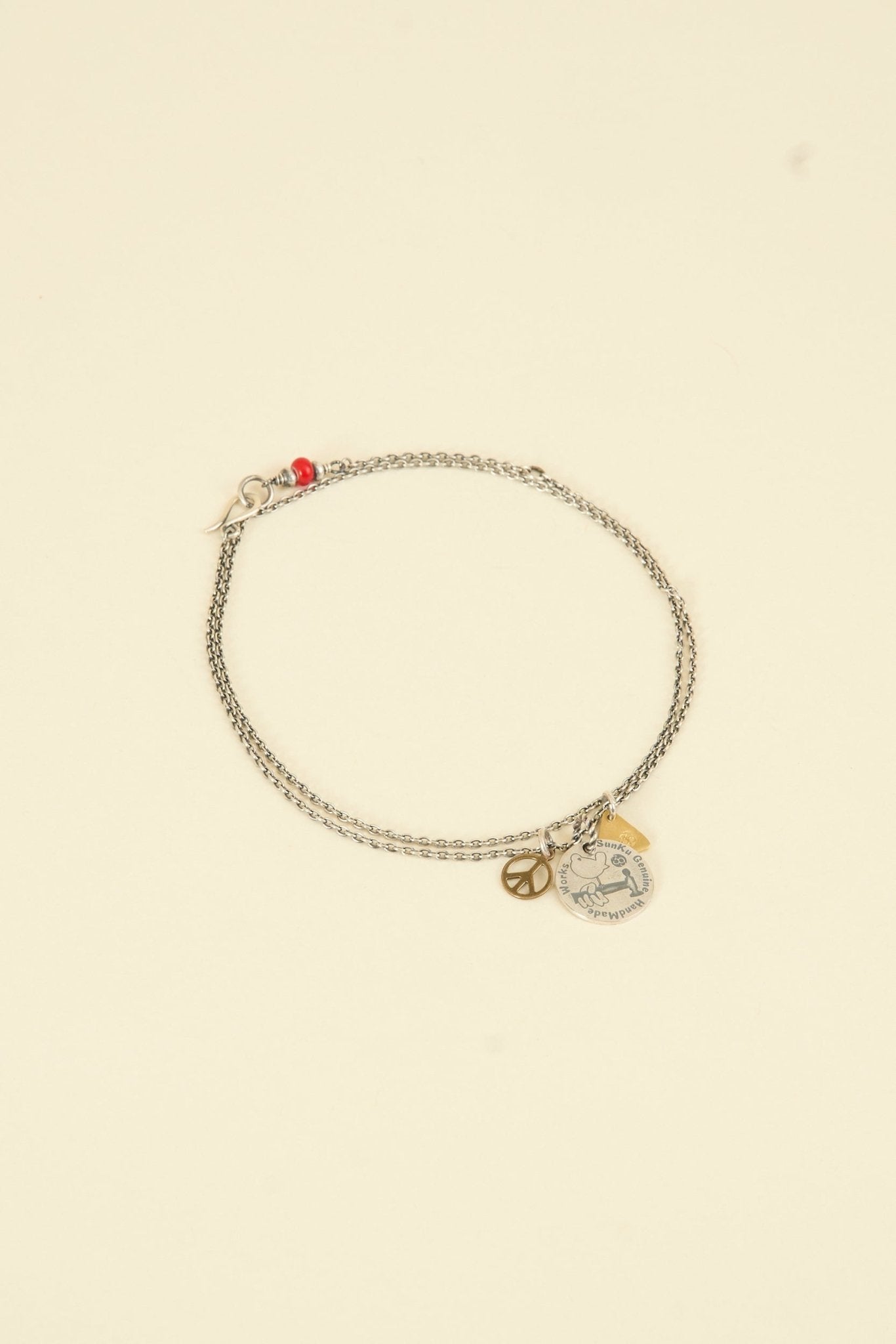 SunKu Plate Necklace - Silver / Gold