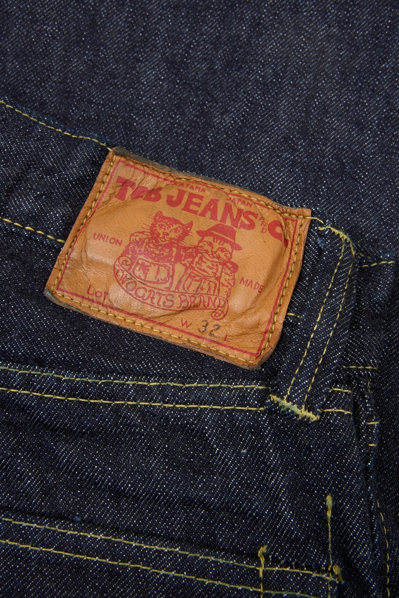 TCB Jeans s40's High Rise Straight Denim - 14oz - TCB Jeans - URAHARA