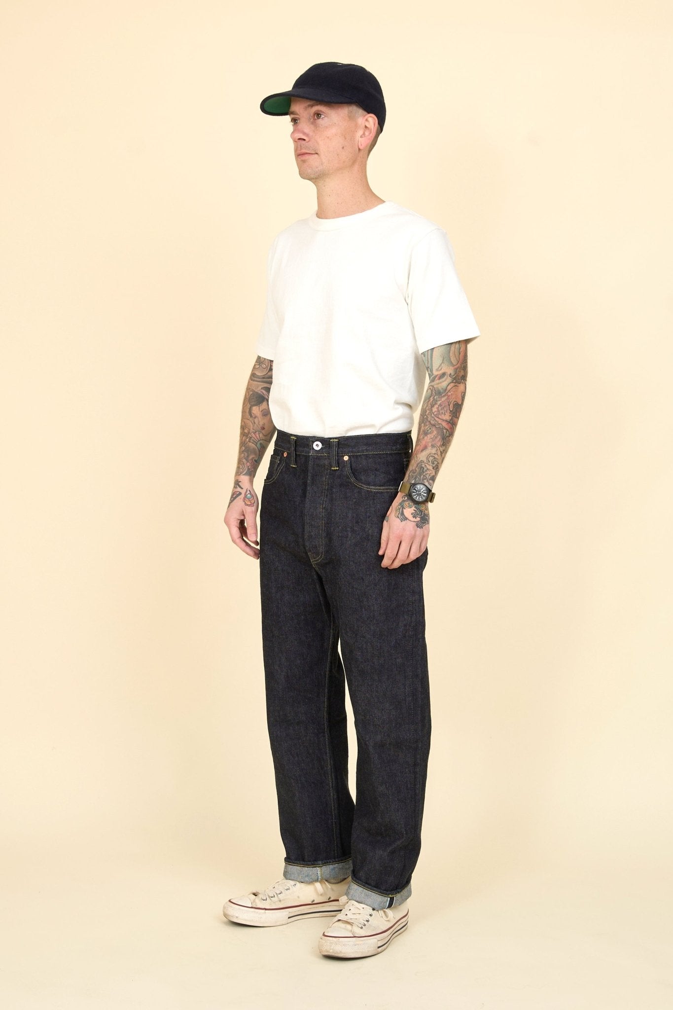 TCB Jeans s40's High Rise Straight Denim - 14oz - TCB Jeans - URAHARA
