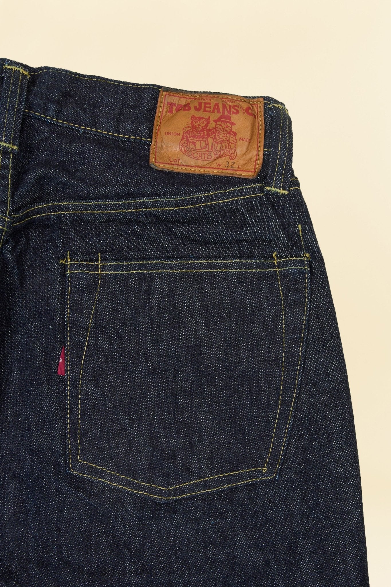 TCB Jeans s40's High Rise Straight Denim - 14oz - TCB Jeans - URAHARA