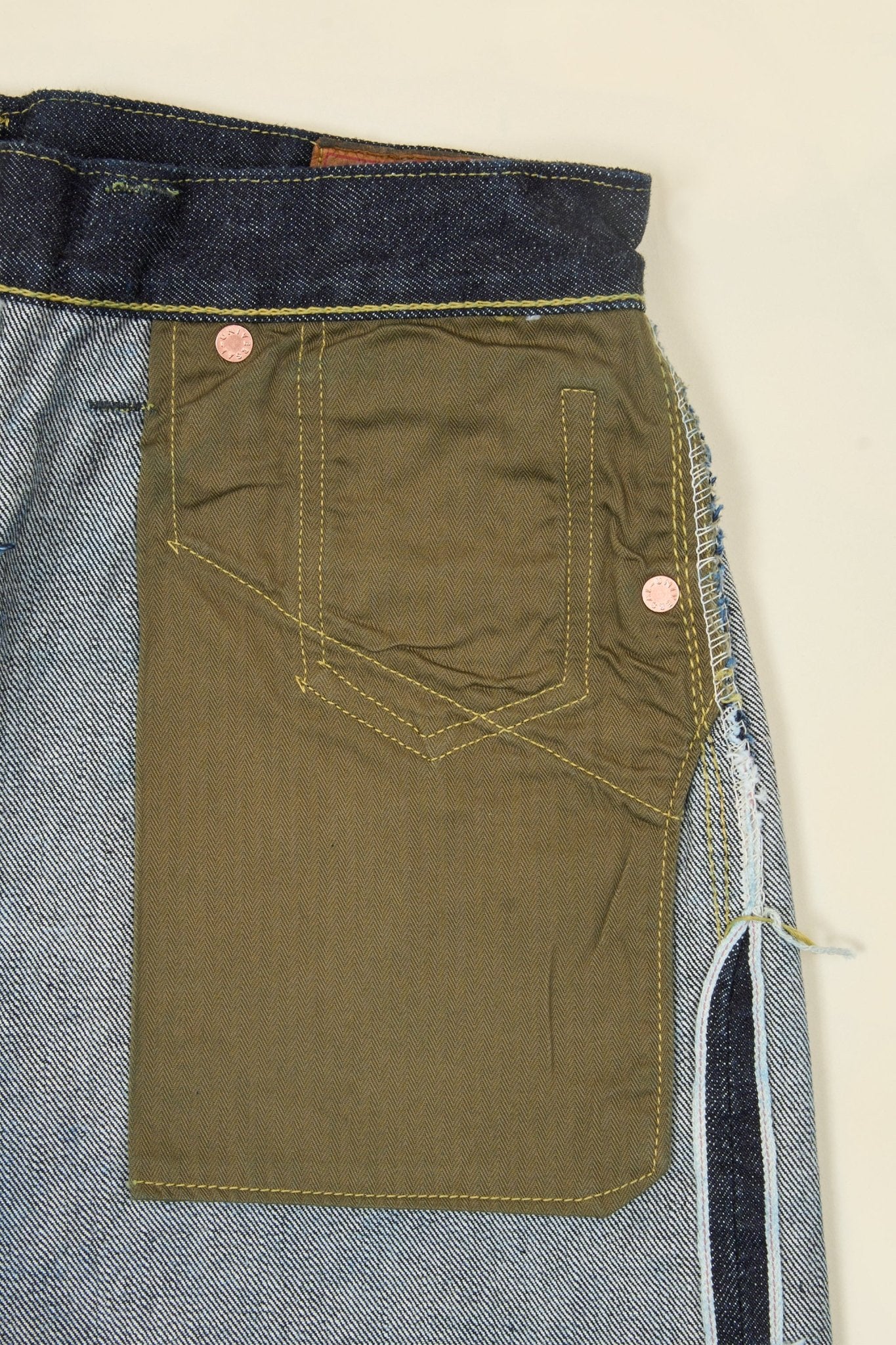 TCB Jeans s40's High Rise Straight Denim - 14oz - TCB Jeans - URAHARA