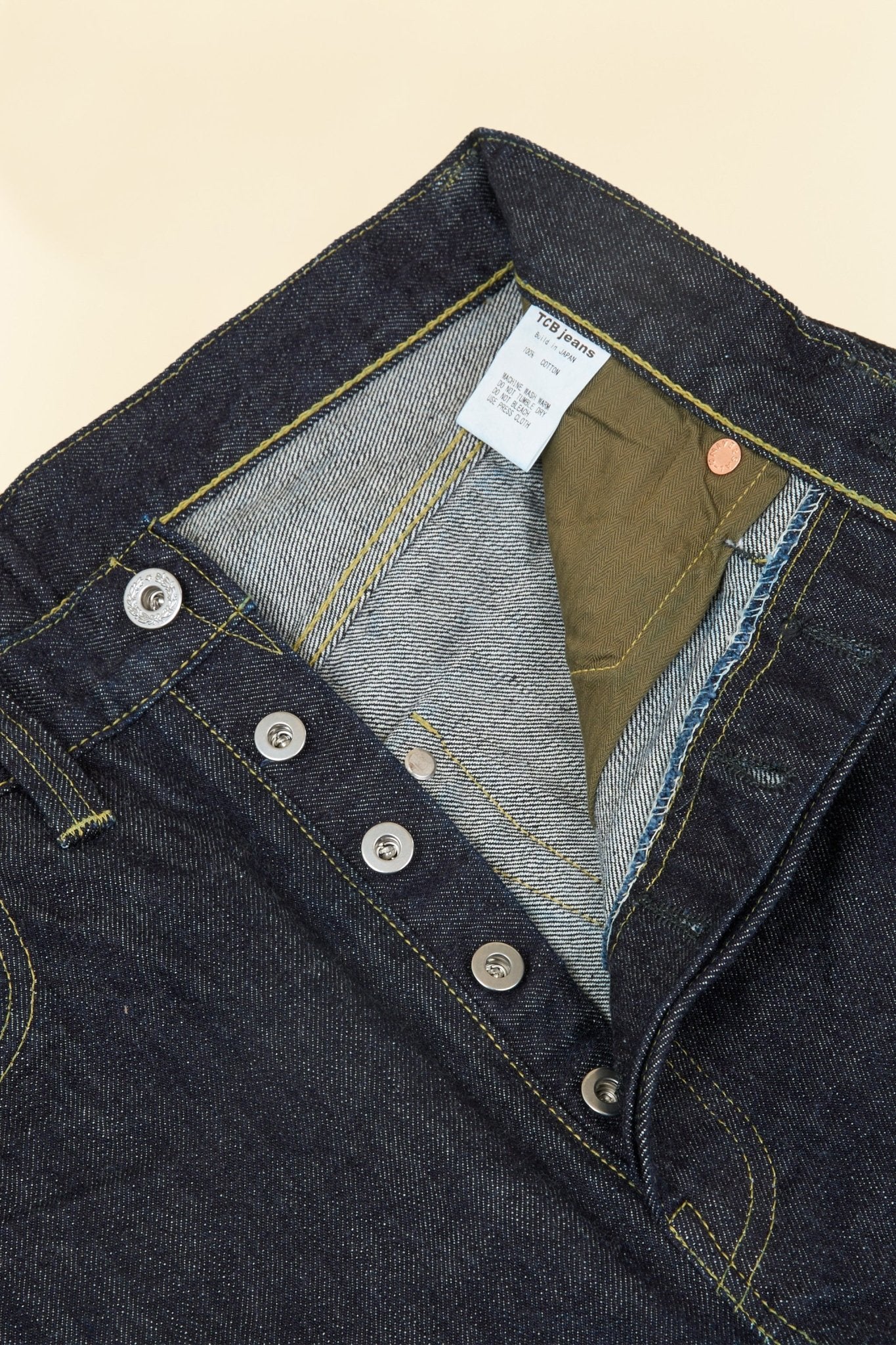 TCB Jeans s40's High Rise Straight Denim - 14oz - TCB Jeans - URAHARA