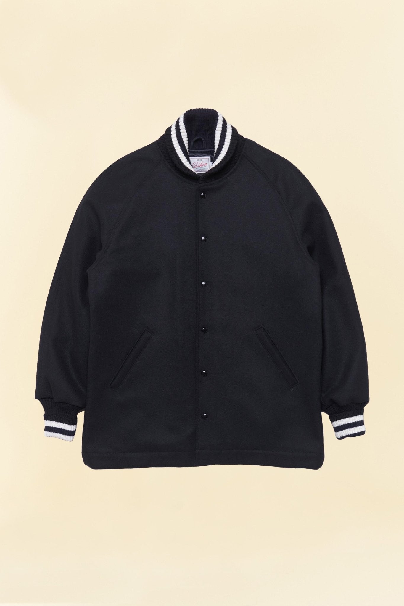 Dehen Car Coat - Black / Off White – URAHARA