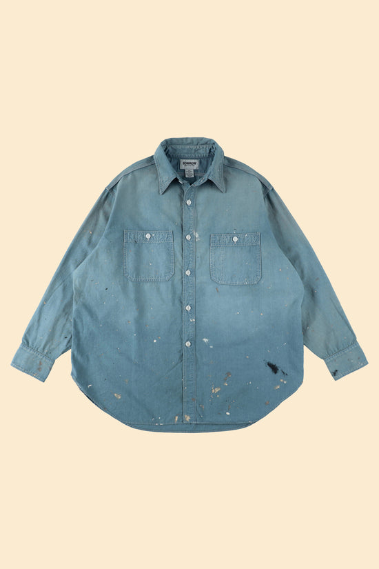 BOW WOW Solid Blue Chambray Shirt