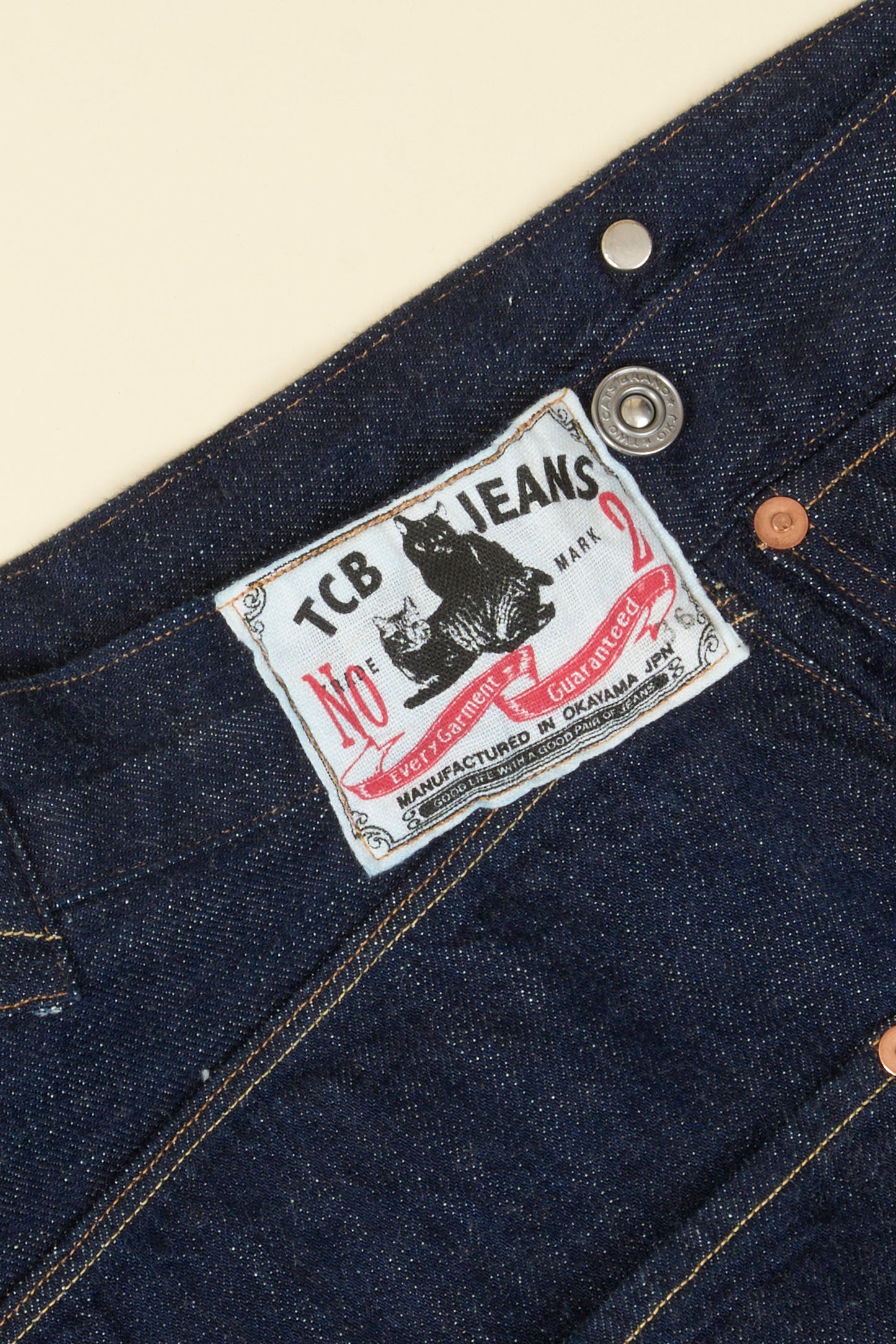 TCB Jeans "No.2 Jeans 1890" 11.4oz Jeans