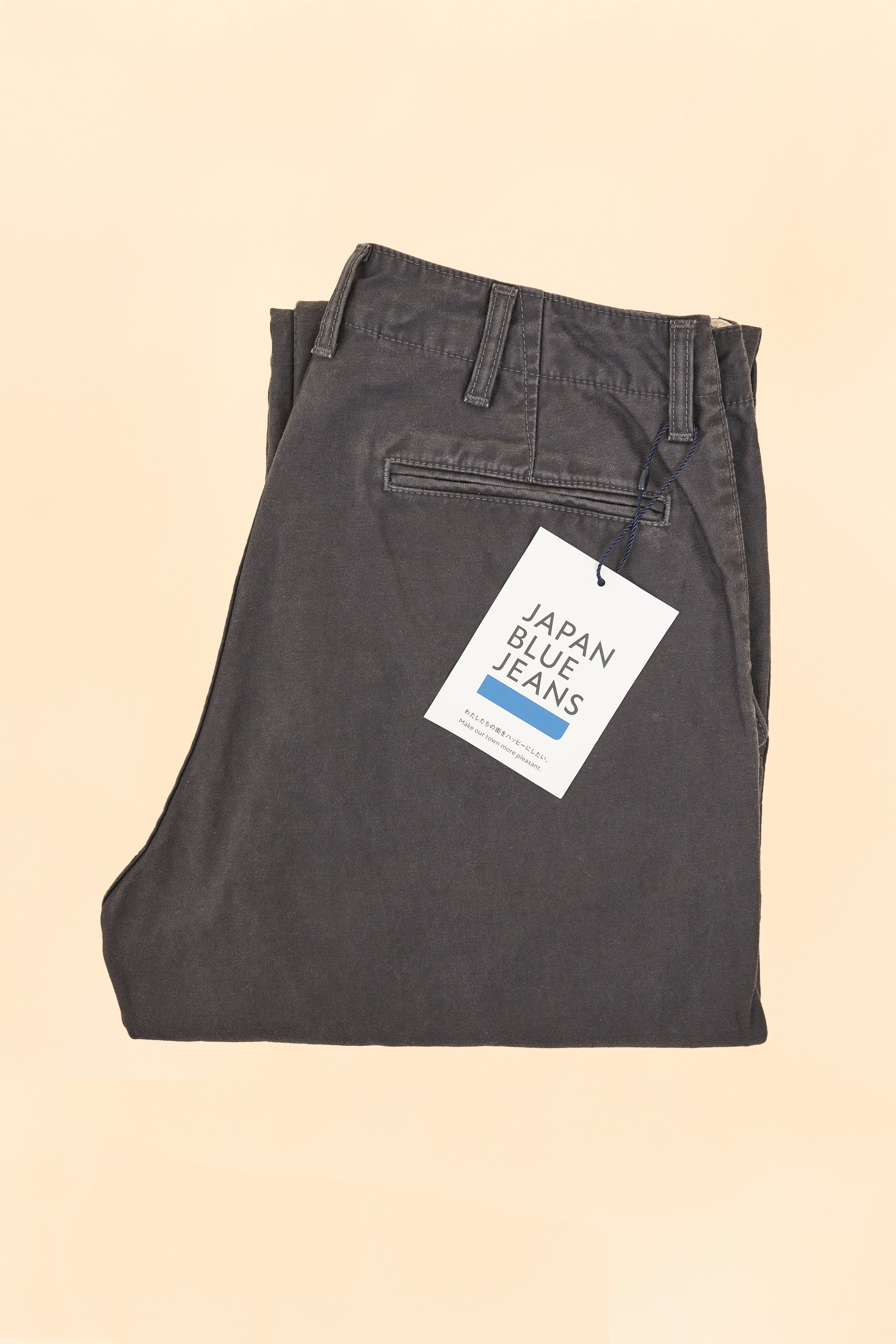 Japan Blue Regular Fit Trousers - Black