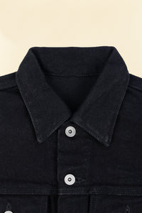 21oz Selvedge Denim Modified Type III Jacket - Superblack (Fades To Grey) - Iron Heart - URAHARA