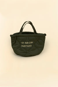 Pherrow's Skull Quilted Bag-  Olive