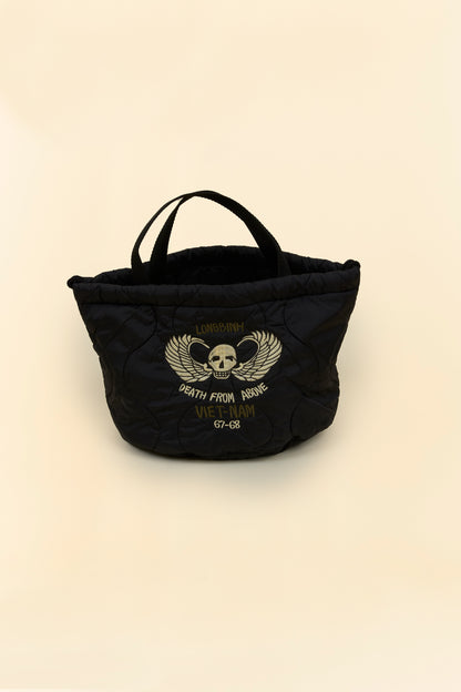 Pherrow's Skull Quilted Bag-  Black