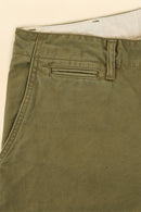 Japan Blue Wide Fit Trousers - Olive Drab
