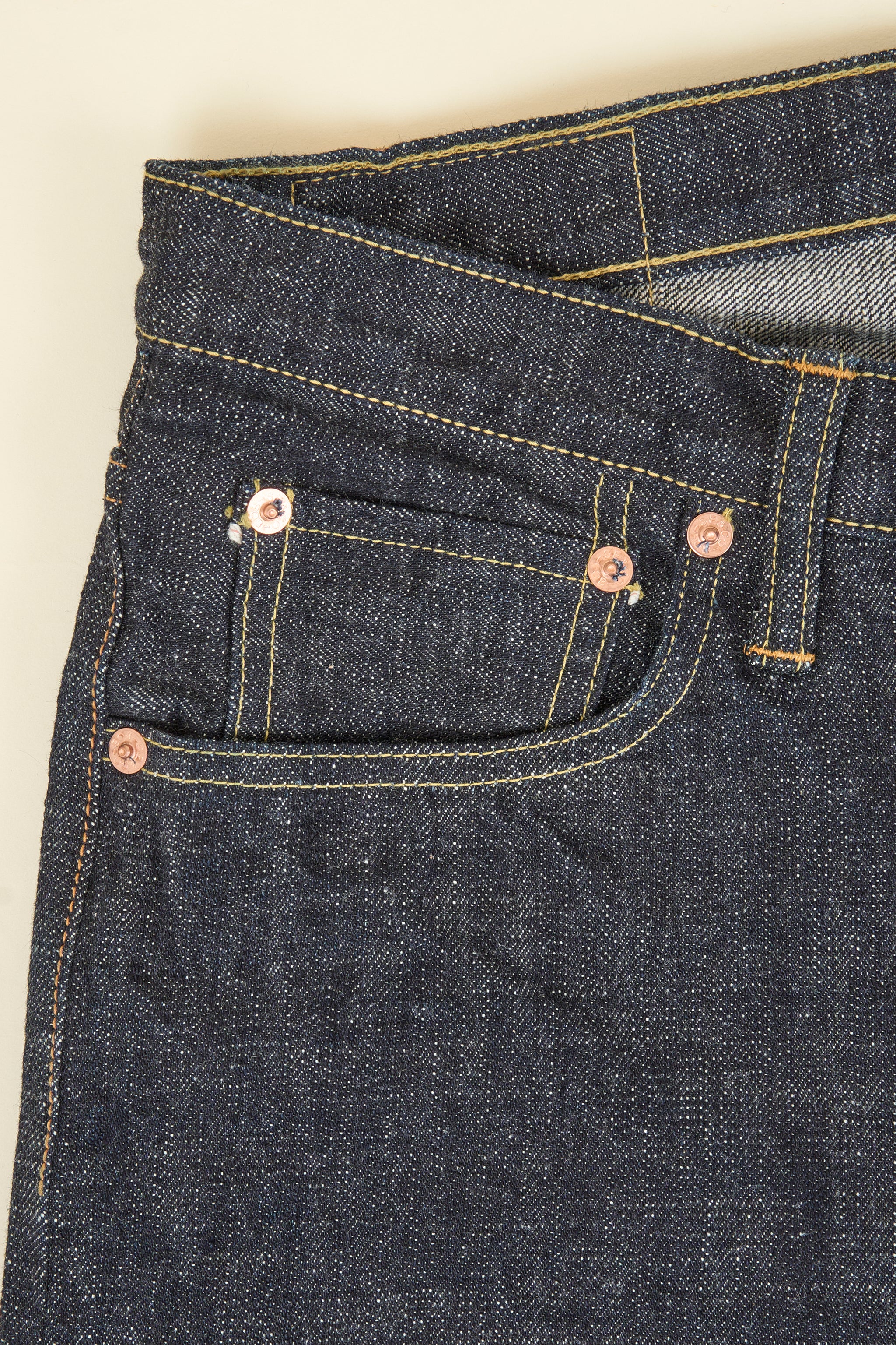 FOB Factory F147 Slim Straight Selvedge Denim - I4oz.