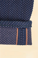 Graph Zero Sashiko Loose Straight Jeans - 14.5oz