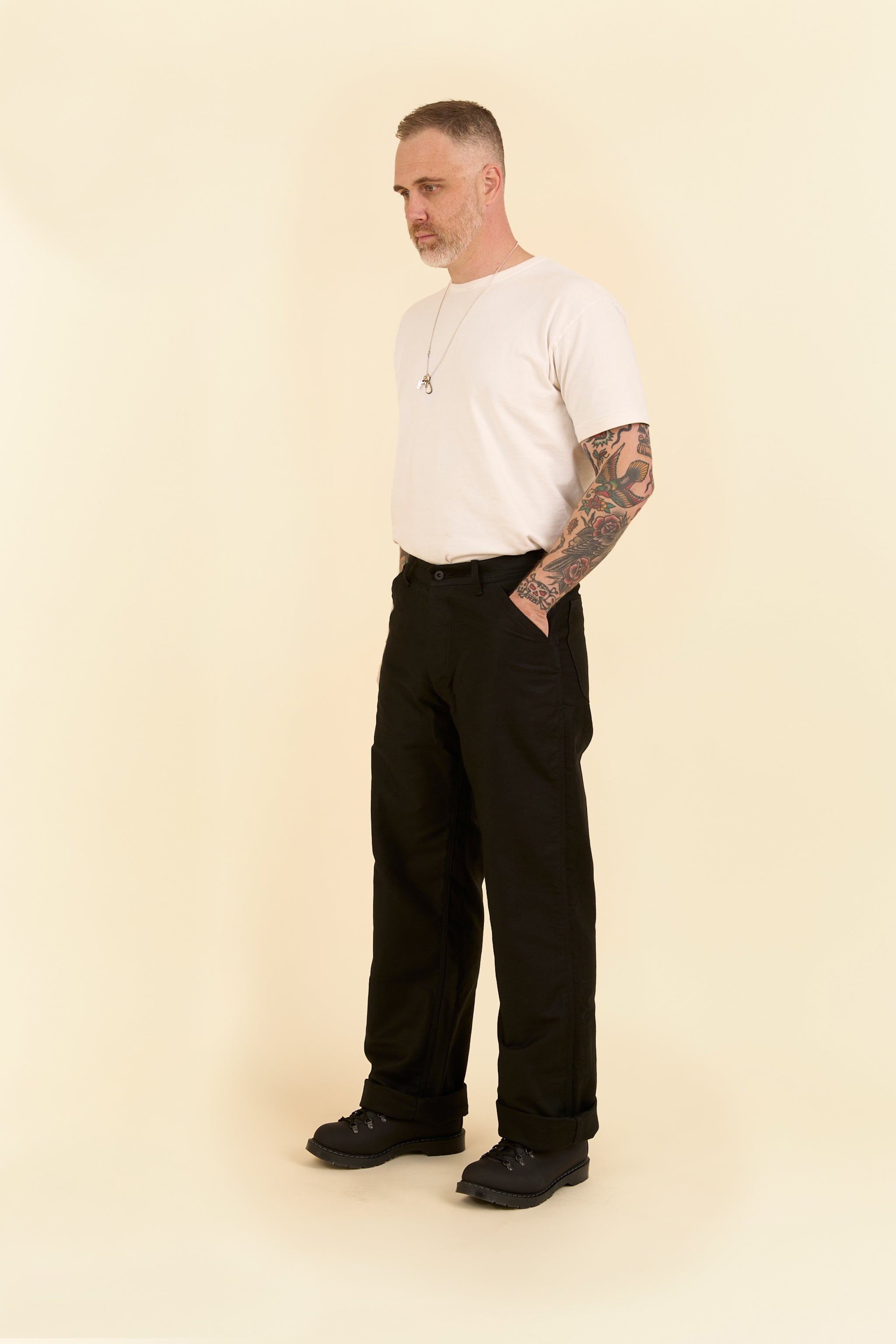 Wearmasters Moleskin Painter Pants - Black