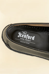 Kenford Shoes Tank Sole Loafer - Black/White Paisley