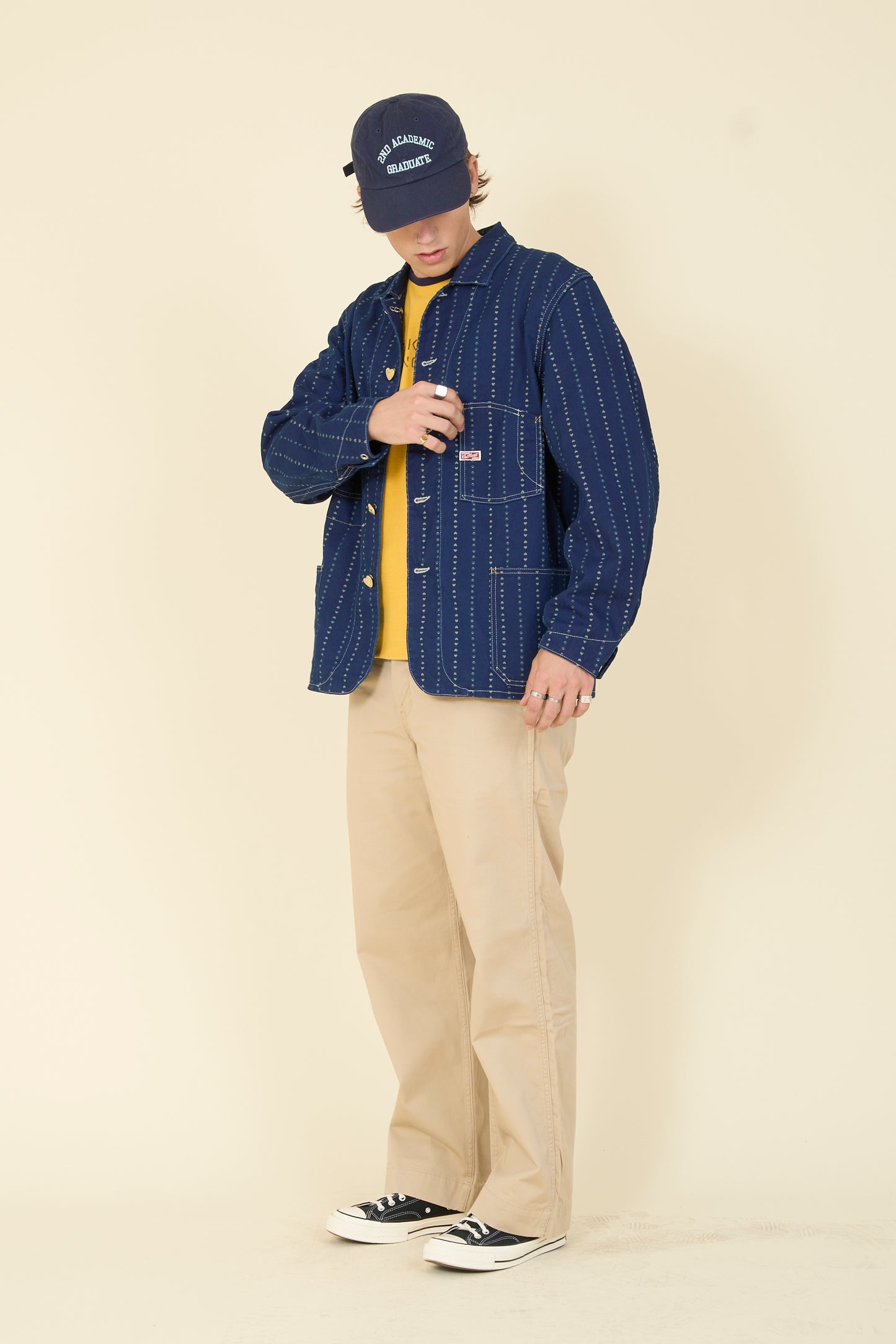 TCB Jeans "Cathartt" Chore Coat - Paw Stripe