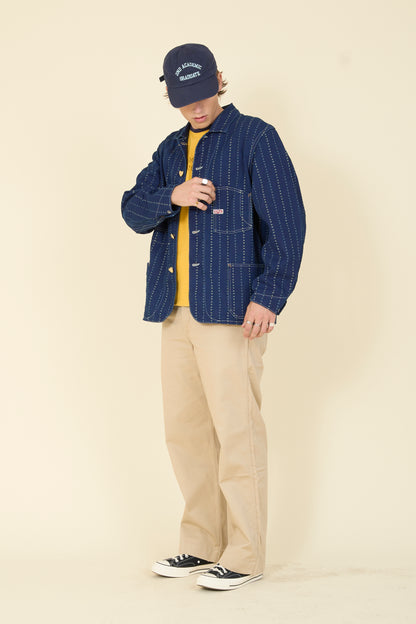 TCB Jeans "Cathartt" Chore Coat - Paw Stripe