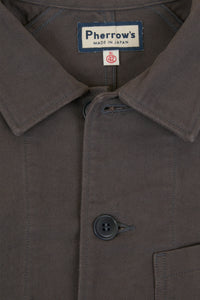 Pherrow's Nappa Workwear Jacket - Charcoal