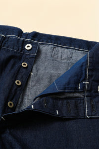 POST O'ALLS SWEETBEAR Bandtop Pants - Dark Indigo