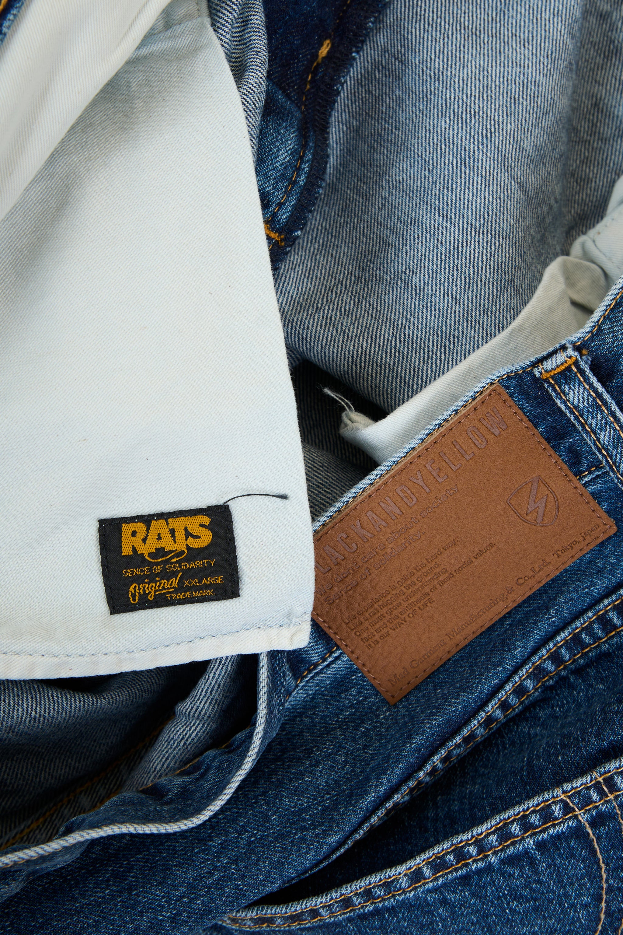 Rats Vintage Wash Denim - 11oz. – URAHARA