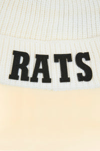 Rats Knit Cap - White