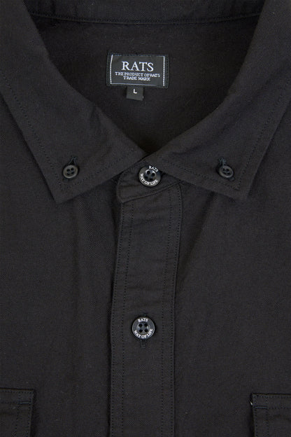 Rats Oxford B.D Shirt - Black