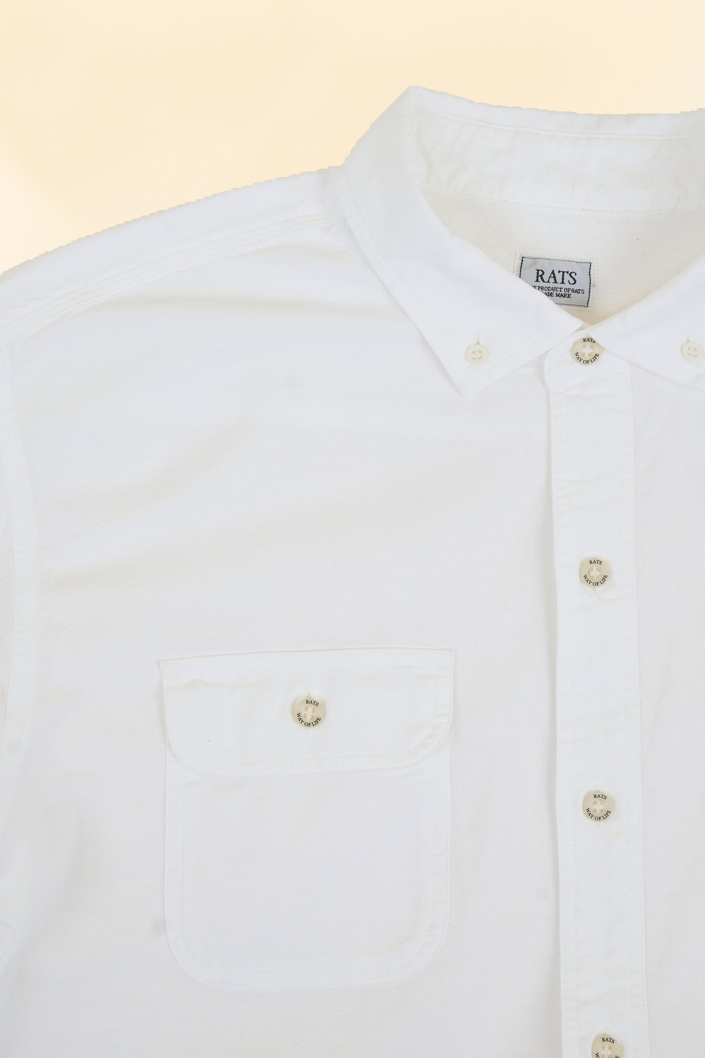 Rats Oxford B.D Shirt - White