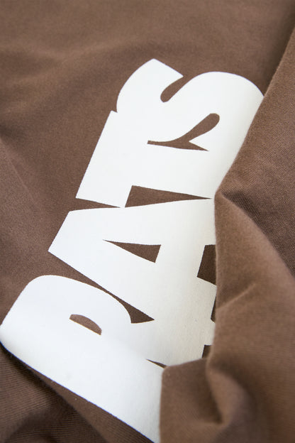 Rats Box Logo T-Shirt - Brown