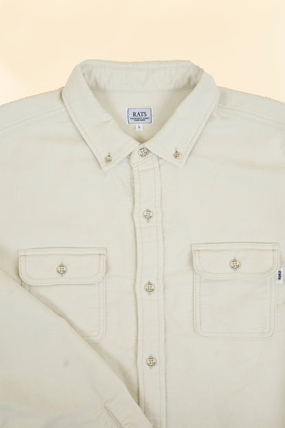 Rats Moleskin B.D Shirt - Ivory
