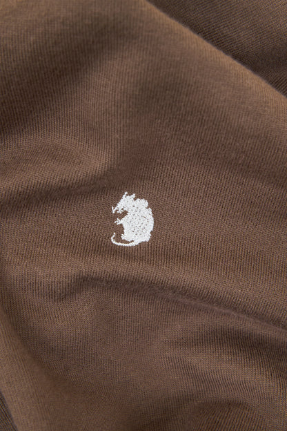 Rats Box Logo T-Shirt - Brown