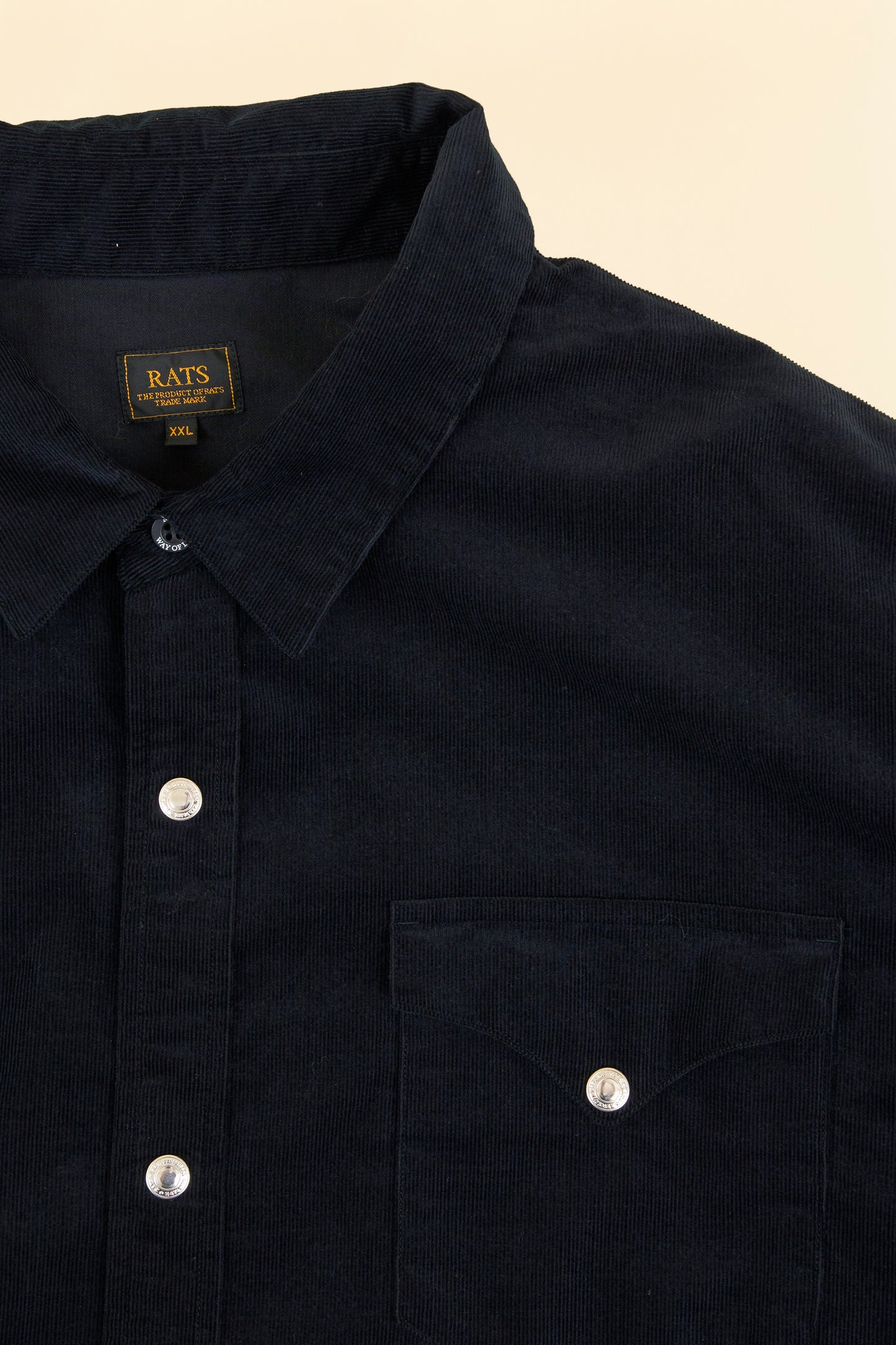 Rats Corduroy Shirt - Black