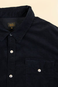 Rats Corduroy Shirt - Black