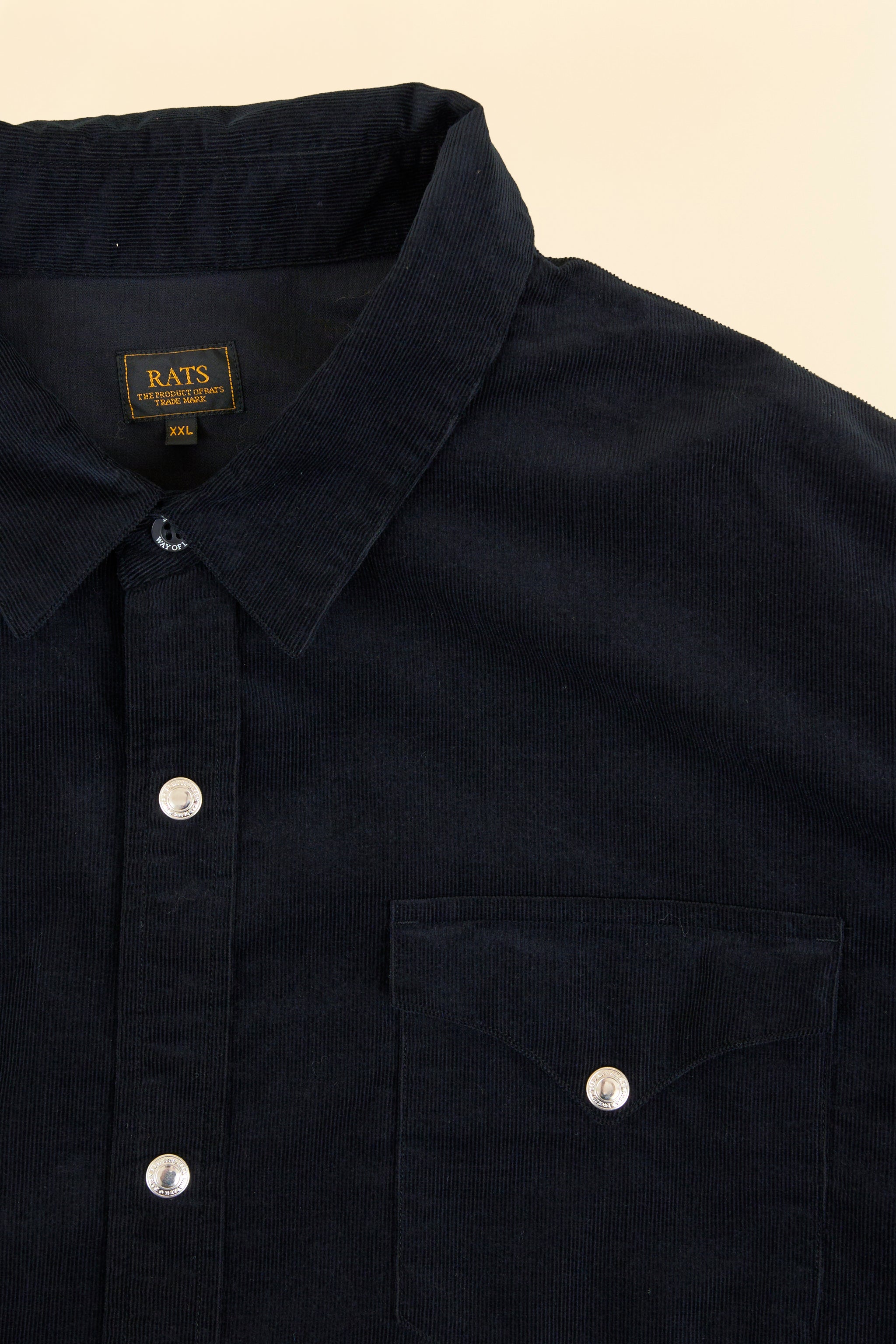Rats Corduroy Shirt - Black