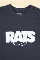 Rats Box Logo T-Shirt - Charcoal