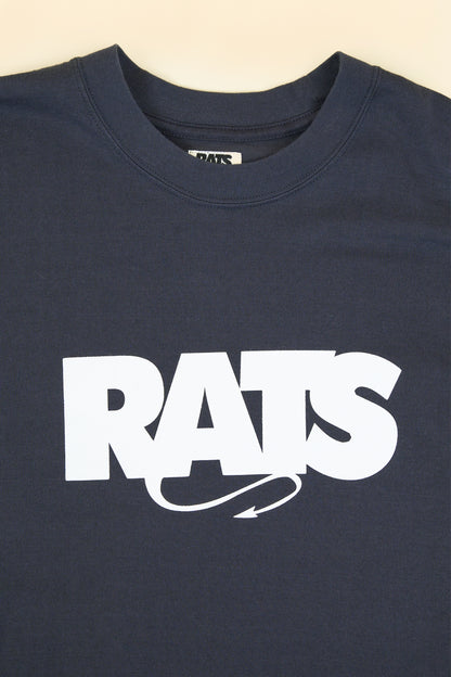 Rats Box Logo T-Shirt - Charcoal