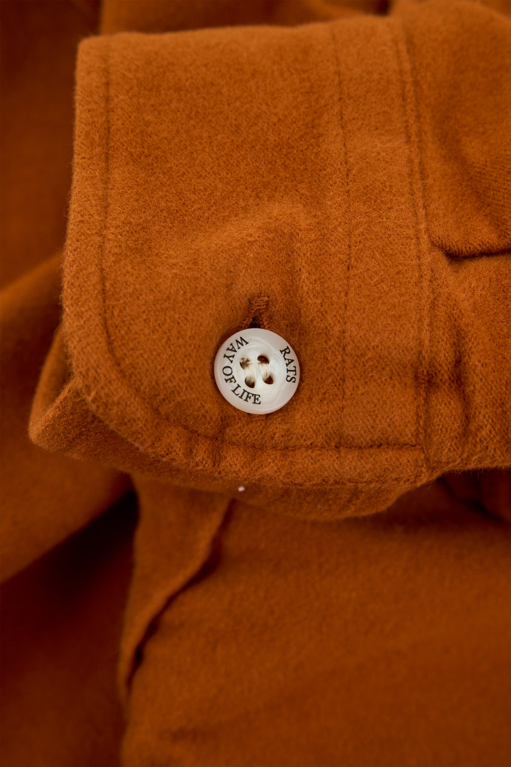 Rats Moleskin B.D Shirt - Orange