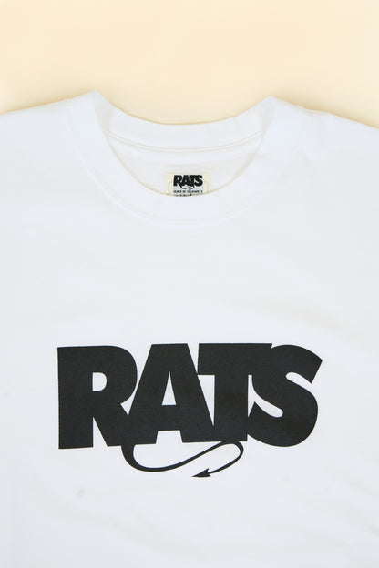 Rats Box Logo T-Shirt - White