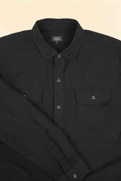 Rats Oxford B.D Shirt - Black