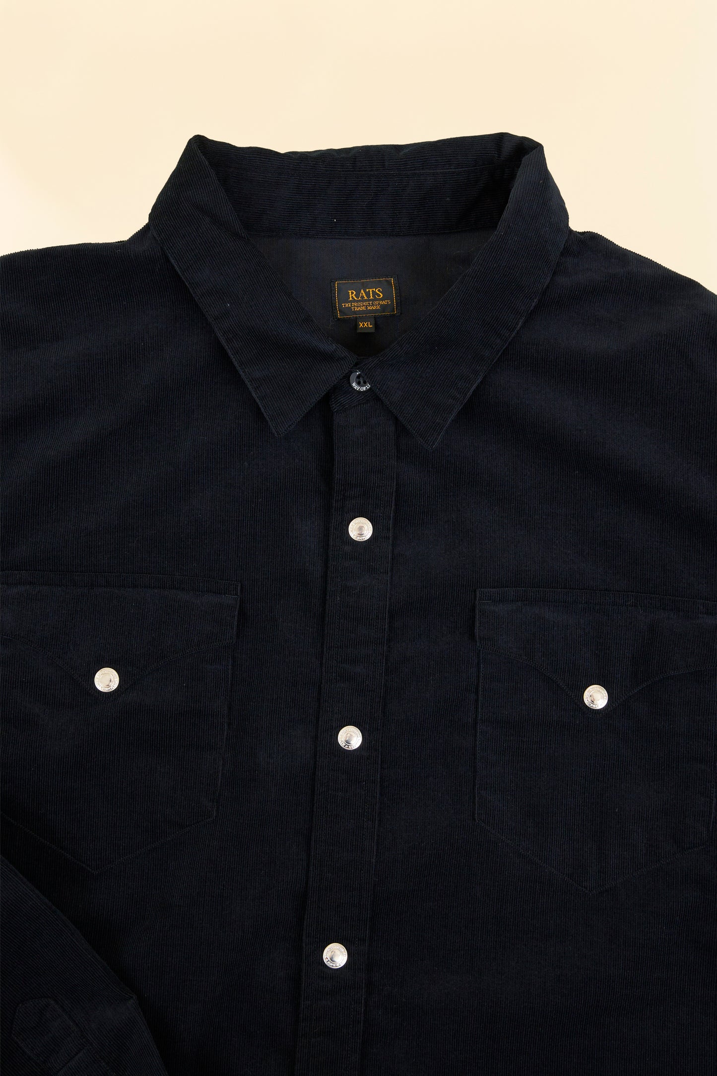 Rats Corduroy Shirt - Black