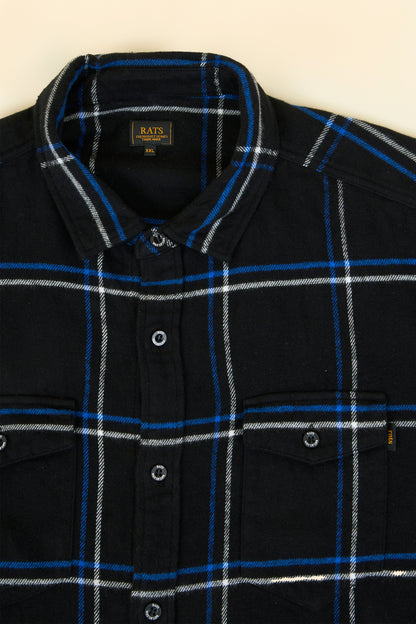 Rats Cotton Flannel Check Shirt