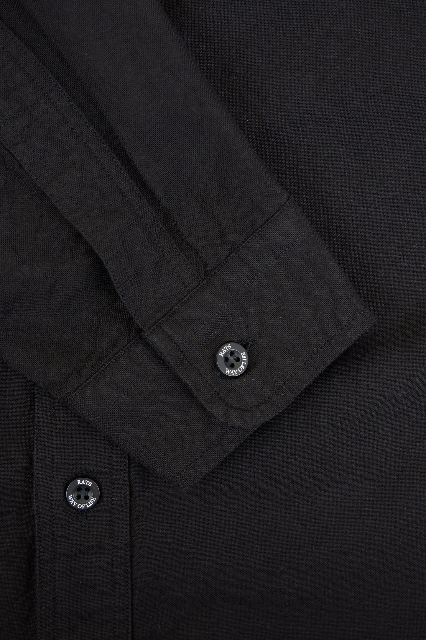 Rats Oxford B.D Shirt - Black