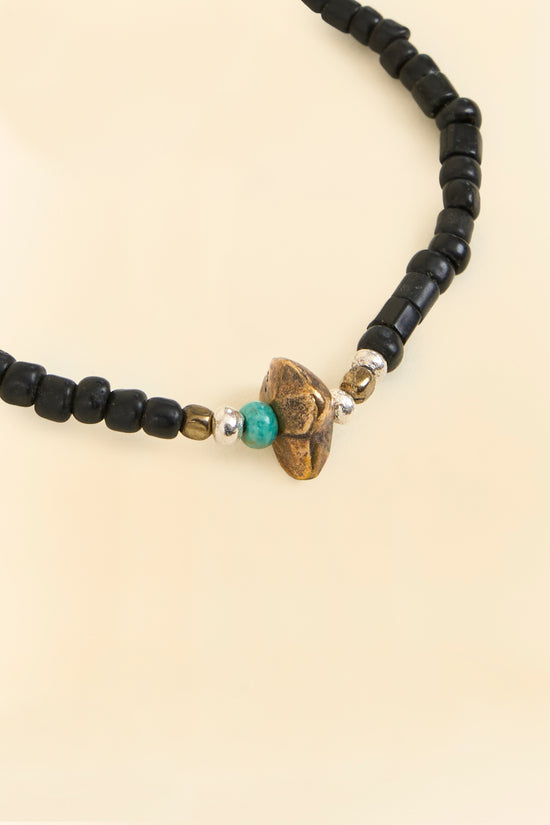 Sunku Antique Beads Bracelet - Black