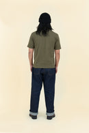 Godspeed Heavyweight Loopwheel  10oz Pocket T-Shirt - Olive