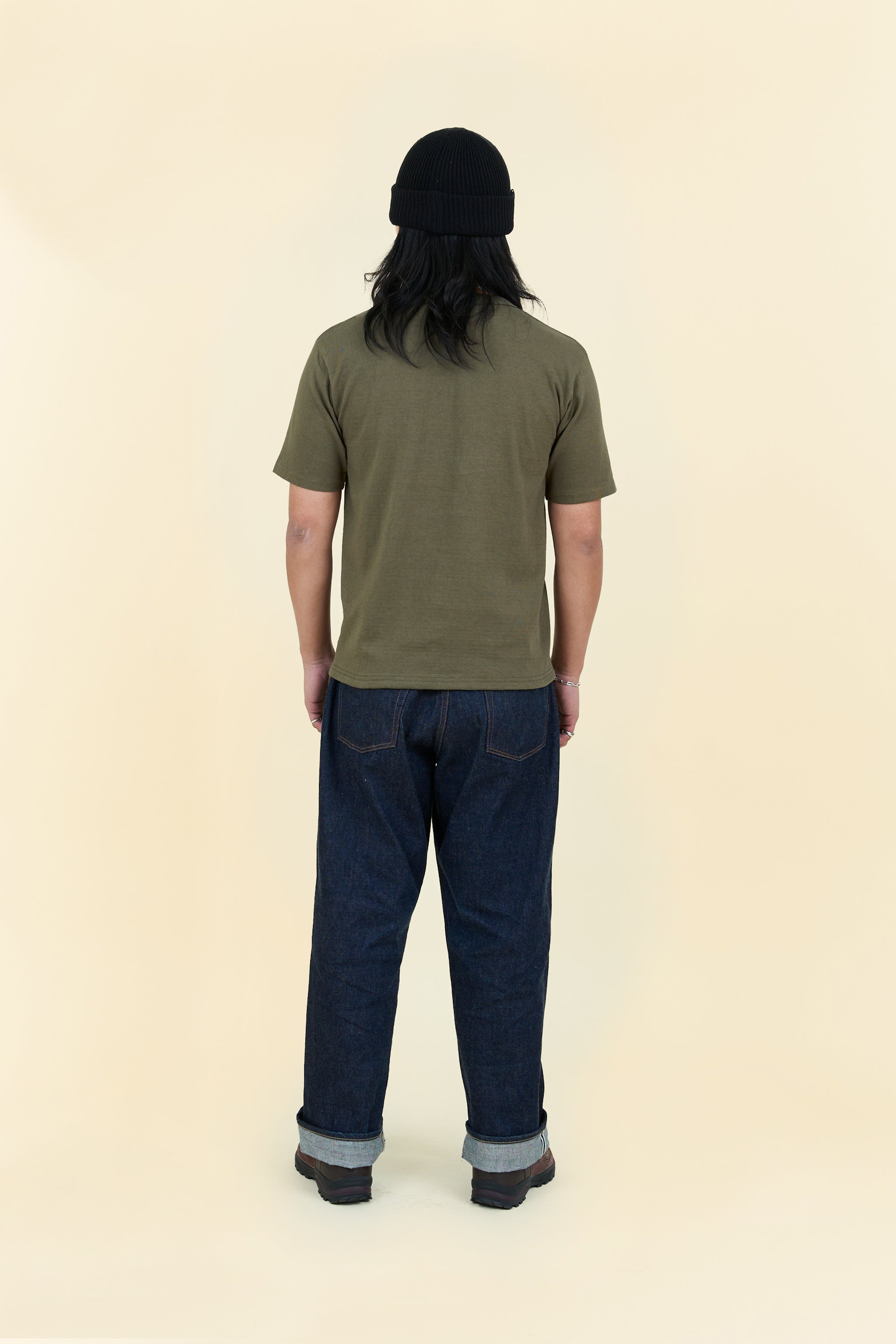 Godspeed Heavyweight Loopwheel  10oz Pocket T-Shirt - Olive