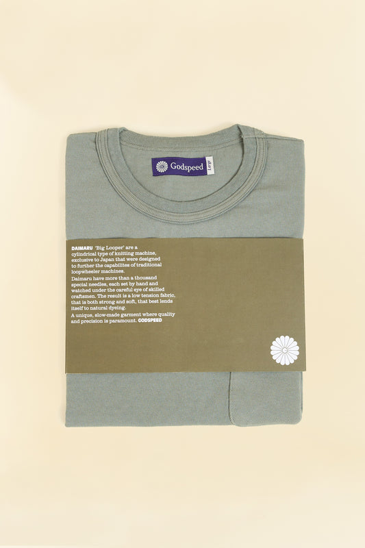 Godspeed Heavyweight Daimaru 10oz Pocket T-Shirt - Vintage Olive